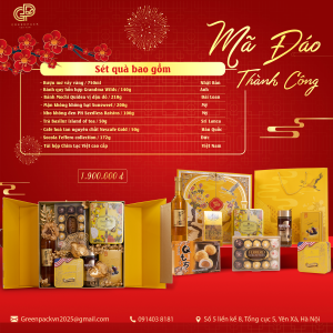 Giỏ Quà Tết MÃ ĐÁO THÀNH CÔNG 1.900.000đ – Quà Tết Cao Cấp, Sang Trọng